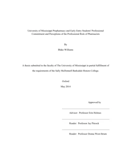 thesis on professional commitment