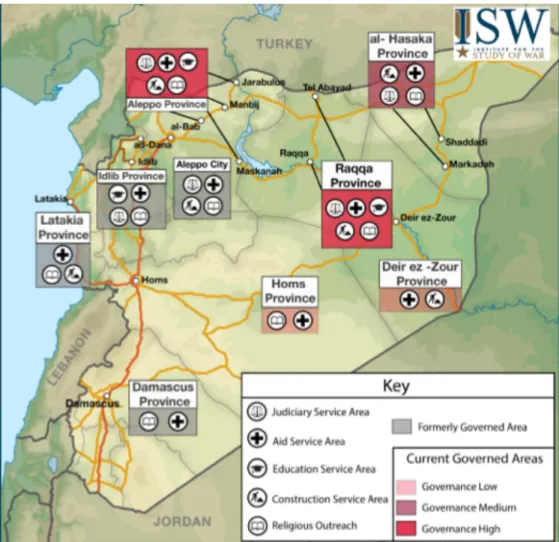 Figure 9: Areas of Governance, as of July 2014 