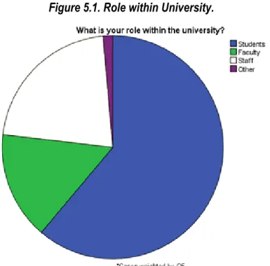 Figure 5.1. Role within University. 