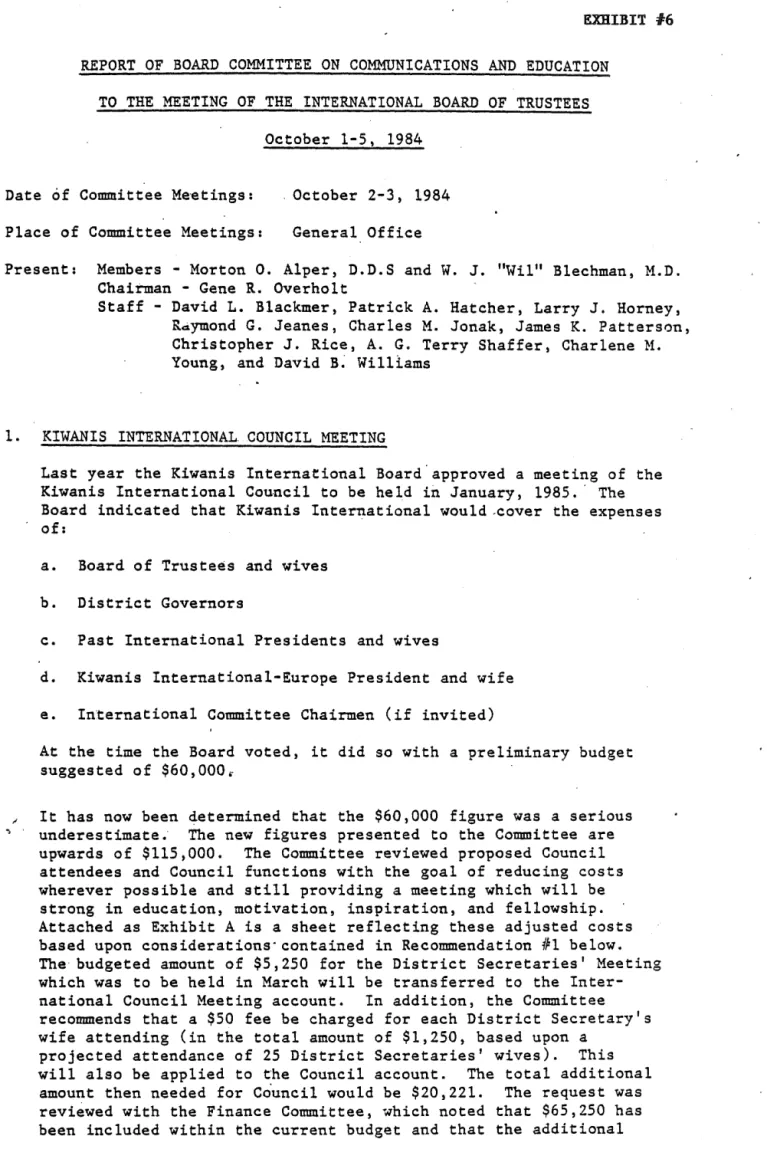 It  has  now  been  4etermined  that  the  $60,000  figure  was  a  serious  underestimate.·  The  new  figures  presented  to  the  Committee  are  upwards  of  $115,000