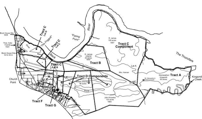Figure 2. Study Unit 1, Tracts A-H.