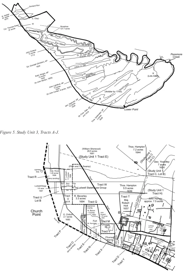 Figure 5. Study Unit 3, Tracts A-J.