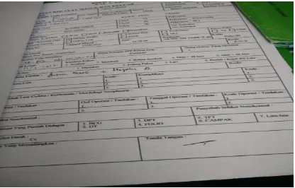 Gambar 3. Rekam Medis Ringkasan Masuk dan Keluar Yang Tidak Lengkap  