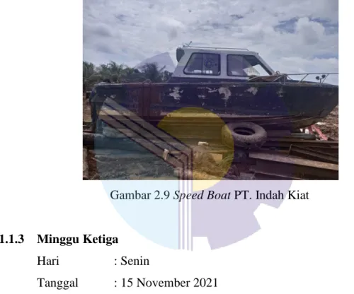 Gambar 2.9 Speed Boat PT. Indah Kiat 