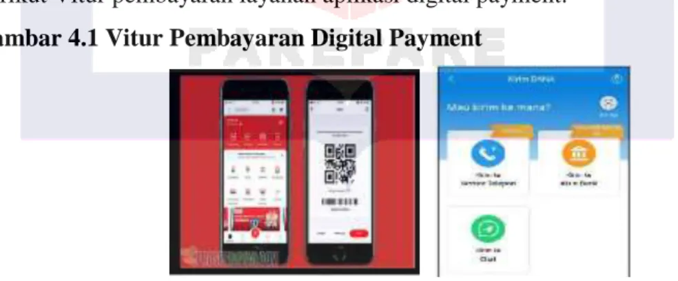 Gambar 4.1 Vitur Pembayaran Digital Payment  