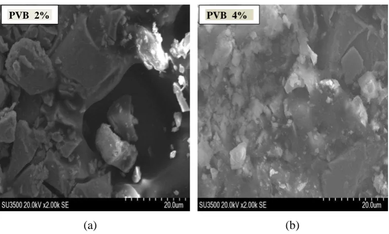 Gambar 4.2 Hasil foto Analisis Secondary Electron sampel pelet bonded magnet 