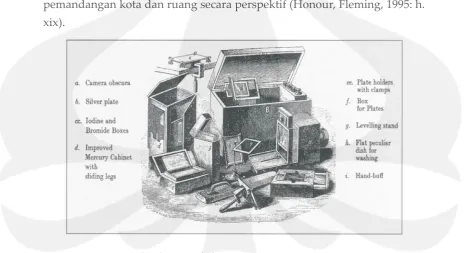Gambar 2. Perkakas Kamera Dagguerotype