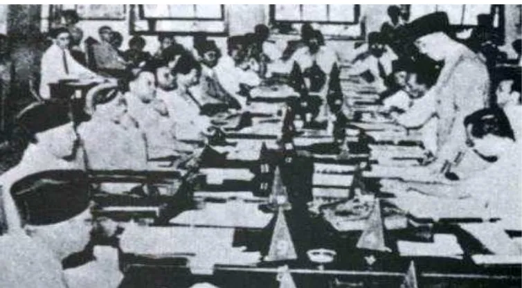 Gambar II.1: Penyampaian usulan tentang dasar negara oleh Ir. Soekarno dalam sidang BPUPKI
