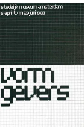 Gambar 1. Vormgevers 1968  poster, 95x64cm  Stedelijk Museum Amsterdam(http://www.iconofgraphics.com/crouwel/large/vormgevers_large.jpg)