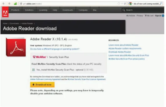 Figure 1.13 Adobe Reader Installed