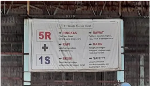 Gambar 1.4 keterangan 5R PT JMI 