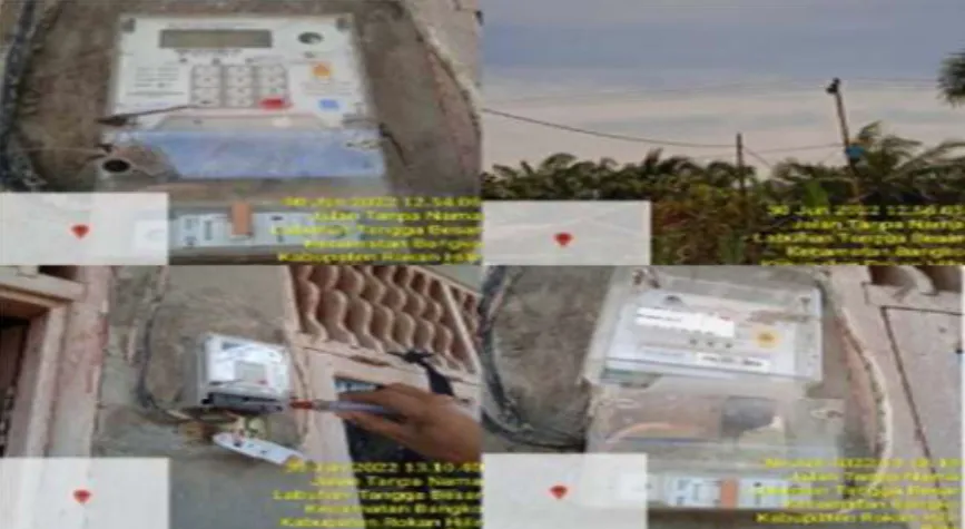Gambar 2.23. Pergantian kwh sementara atau kwh meter dami  (Sumber:PT.PLN ULP Bagan Siapi-Api 2022) 