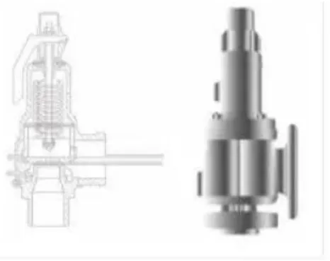 Gambar 2.11 Pressure Relief valve  9.   Pressure Reducing Valve 