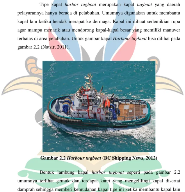 Gambar 2.2 Harbour tugboat (BC Shipping News, 2012) 