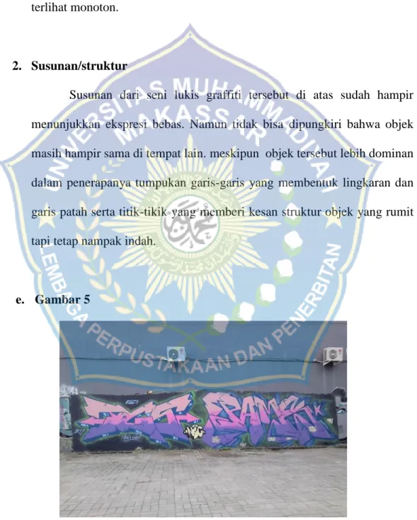 Gambar 14. karya seni lukis graffiti Jipang Raya