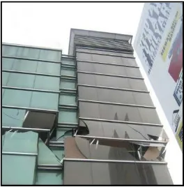 Gambar 1.2  Sebuah Ruko yang Runtuh Akibat Gempa Bumi di Kota Padang Tahun 2009 