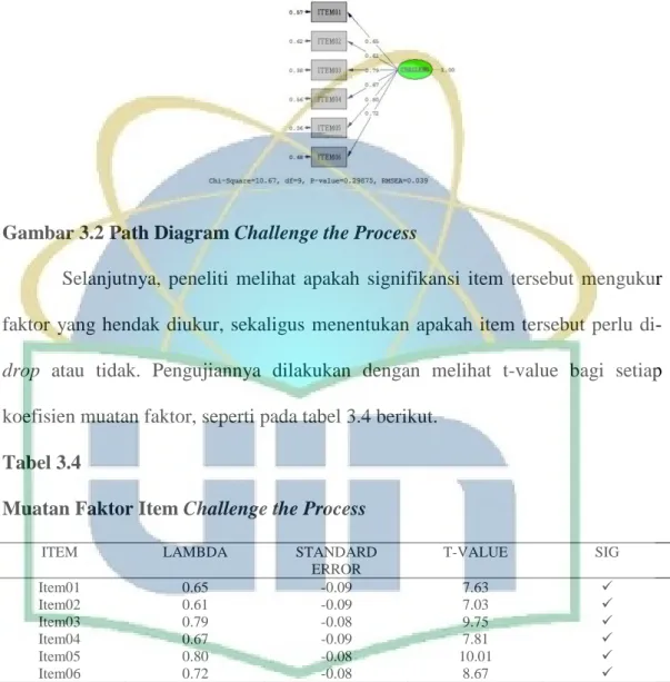 Gambar 3.2 Path Diagram Challenge the Process 