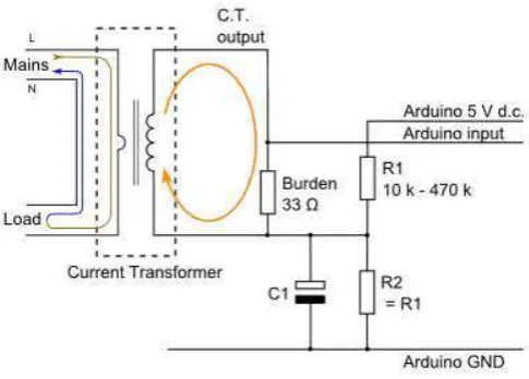 Gambar 13 Rangkaian Skematik Sensor SCT-013-000 