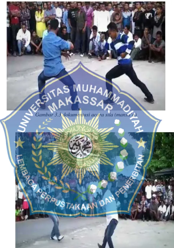 Gambar 3.3 dokumentasi acara sila (mansa’a)