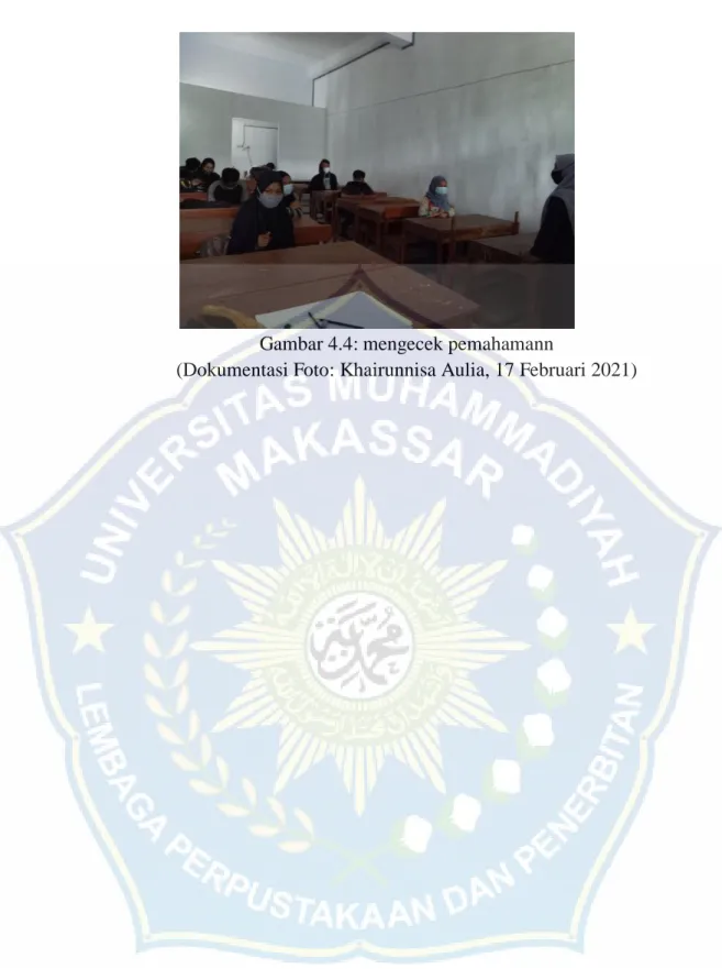 Gambar 4.4: mengecek pemahamann  