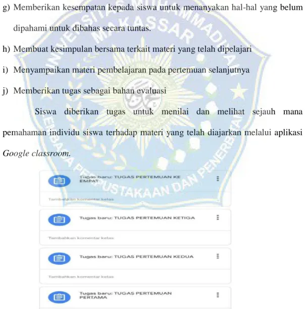 Gambar 2.4 Tampilan Halaman Tugas Google Classroom 