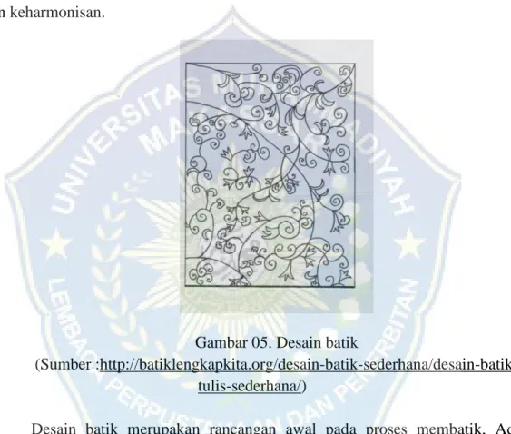 Gambar 05. Desain batik 