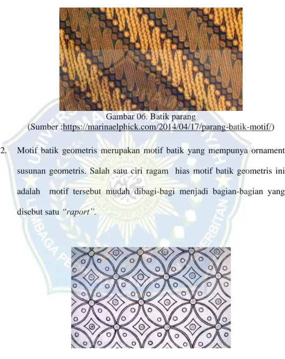 Gambar 06. Batik parang 
