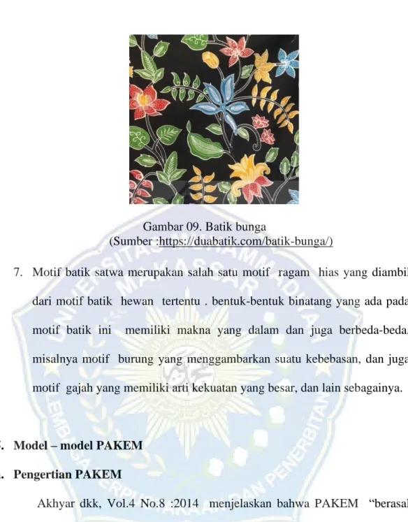 Gambar 09. Batik bunga 