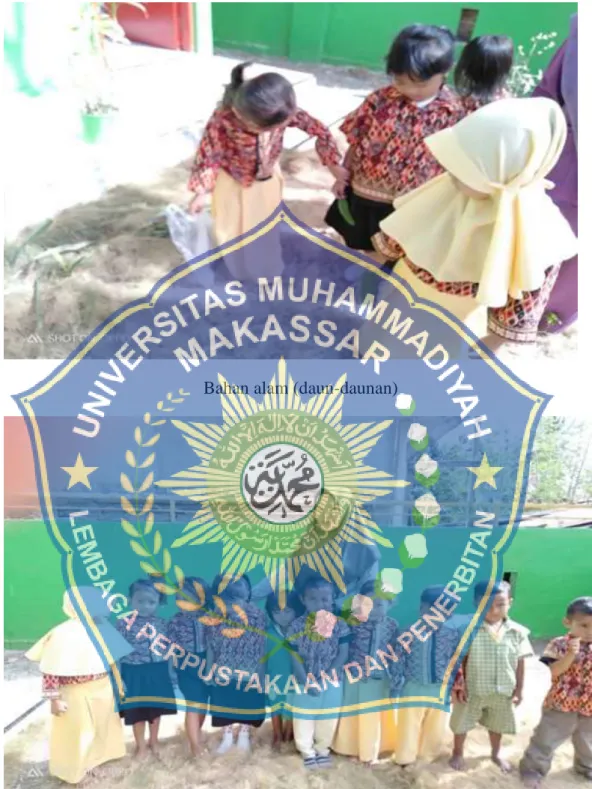 Foto bersama kelompok B TK Uswatun Hasanah 