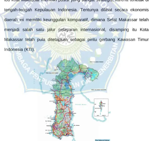 Gambar 4.1 Peta Sulawesi Selatan 