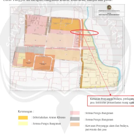 Gambar 1.4 Peta Fungsi Bangunan di Kota YogyakartaSumber : Kecamatan Gondokusuman Kota Yogyakarta