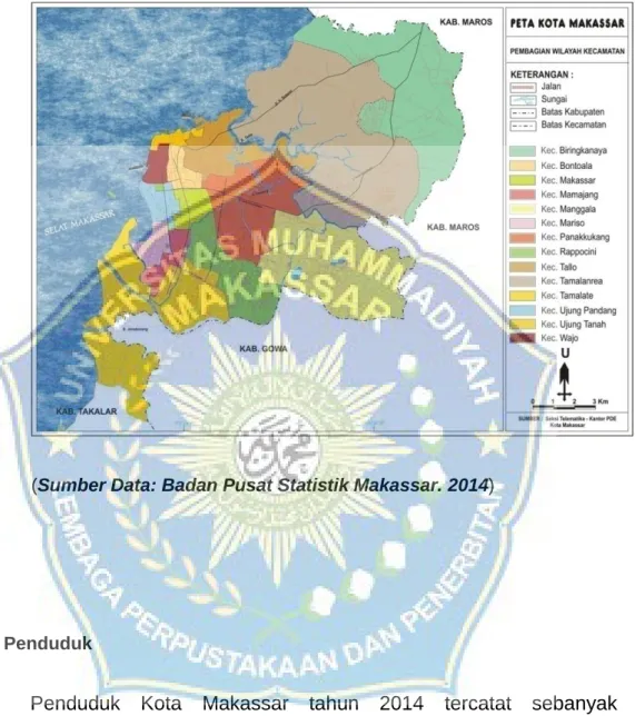 Gambar  4.1.  Peta Kota Makassar 