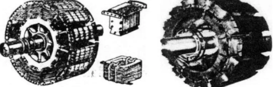 Gambar 2-3. Kontruksi Rotor Salient (Kutub Tonjol) 
