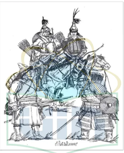 Gambar 3: Ilustrasi Pasukan Mongol 