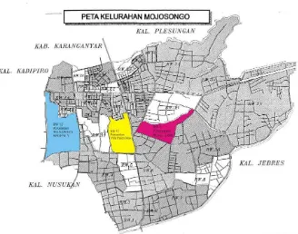 Gambar 6 . Peta Kelurahan Mojosongo 