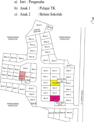 Gambar 15. Site Plan Unit Rumah Perumahan Wanawasa Regency 