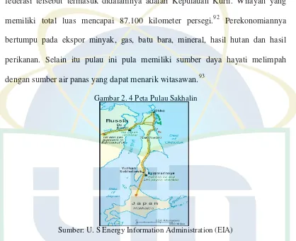 Gambar 2. 4 Peta Pulau Sakhalin 