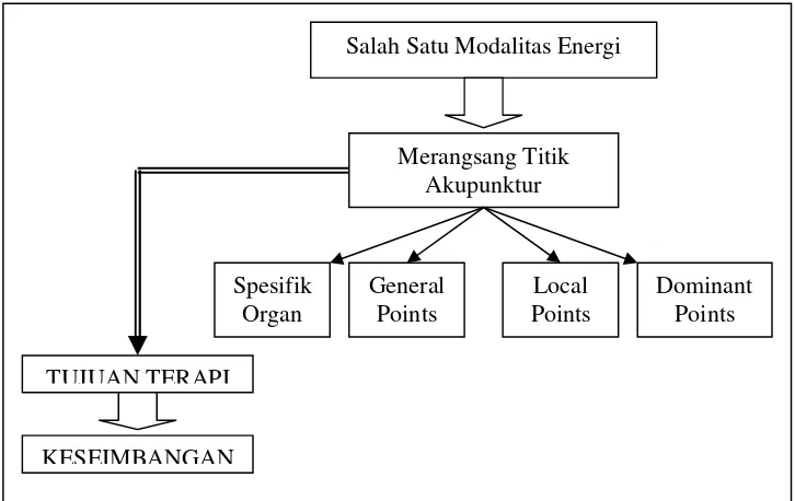 Gambar 2. Konsep keseimbangan akupunktur modern (Saputra, 2002) 
