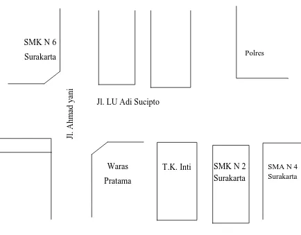 Gambar 4.1. Denah Lokasi Penelitian 