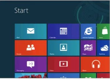 FIGURE 6-1 The Windows 8 Start UI with Tiled applications.