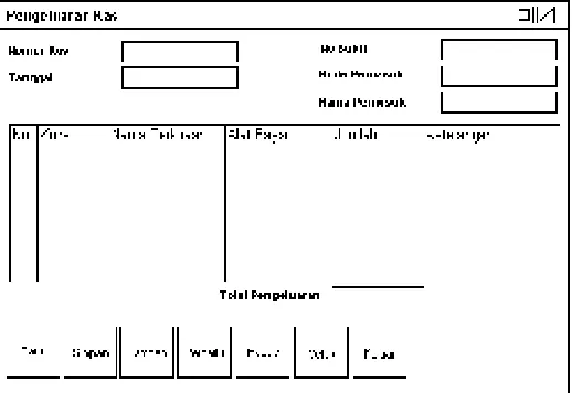 Gambar 11. Form Pengeluaran Kas