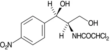Gambar 4. Struktur kloramfenikol 