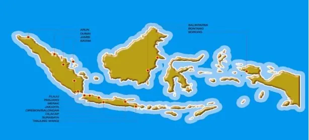 Gambar 3.2 Peta Kantor Cabang di Indonesia. commit to user 