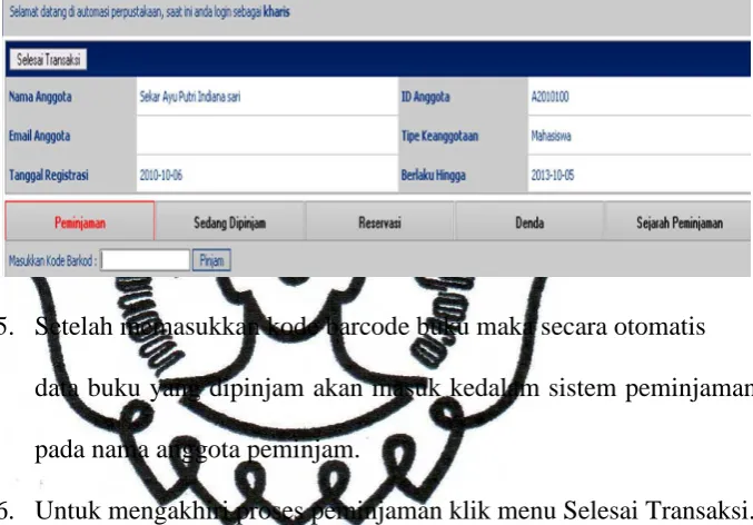 Gambar 4Menu Selesai Transaksi 
