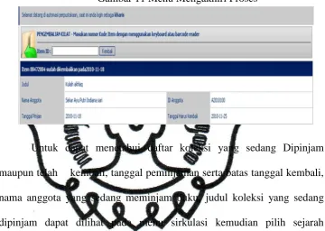 Gambar 11 Menu Mengakhiri Proses 