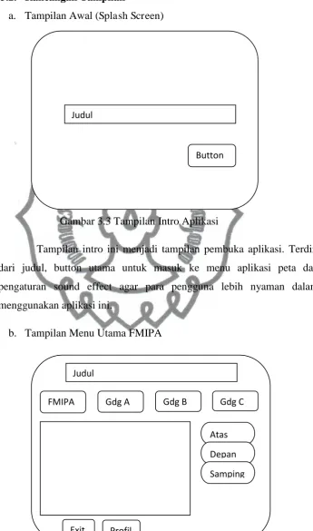 Gambar 3.3 Tampilan Intro Aplikasi 
