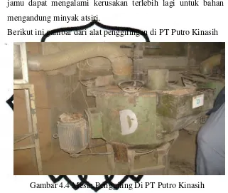 Gambar 4.4 Mesin Penggiling Di PT Putro Kinasih 