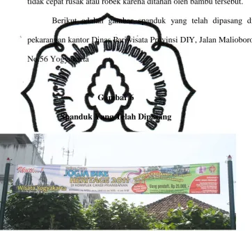 Gambar 6 Spanduk Yang Telah Dipasang 