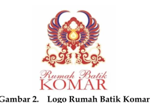 Gambar 2.  Logo Rumah Batik Komar 