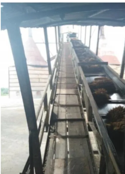 Gambar 3.9 Empty Bunch Conveyor (HEBC)  Sumber : PKS PTPN V Sei Pagar . 